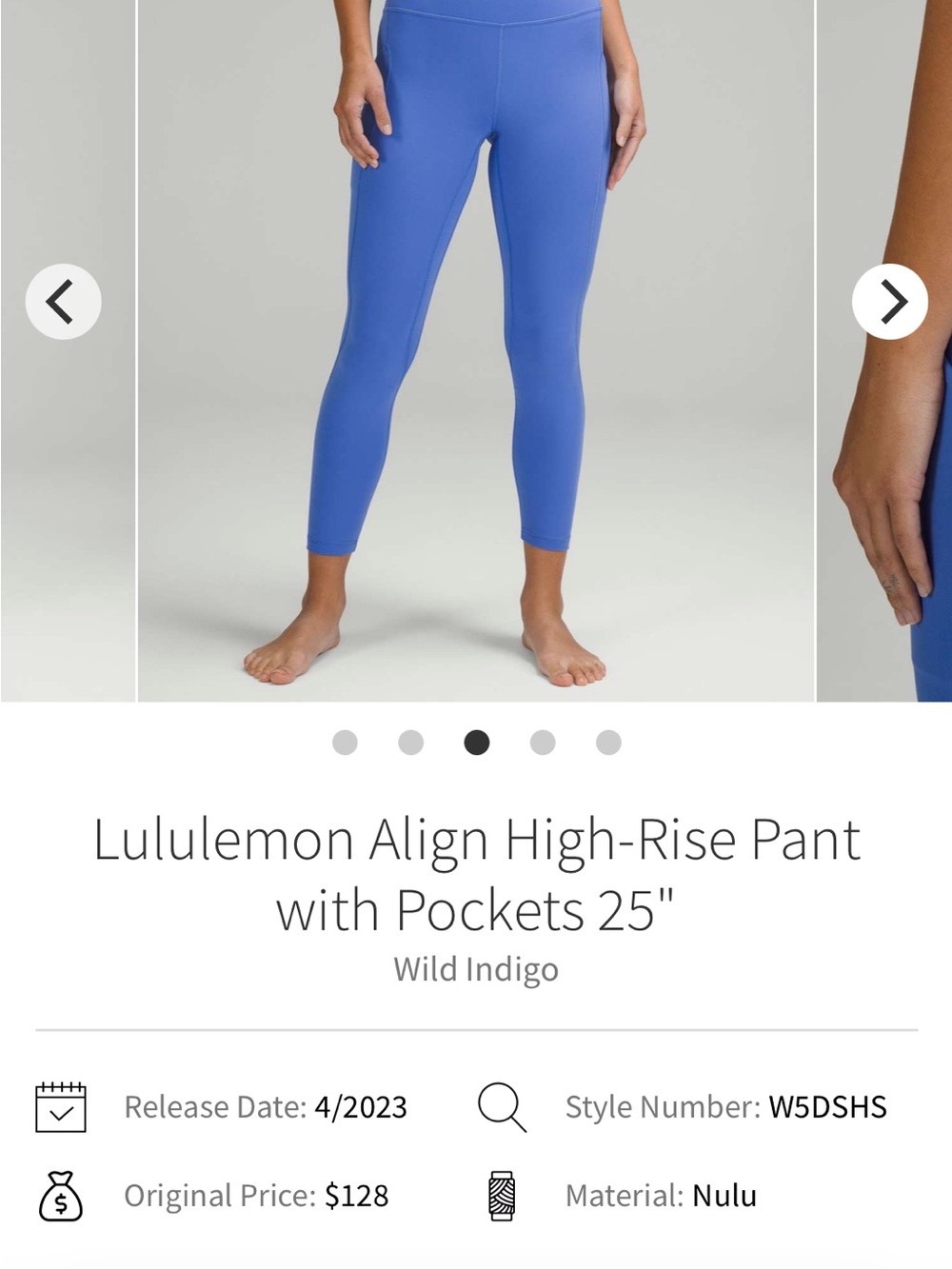 lululemon athletica Align High-Rise Leggings - Wild Indigo